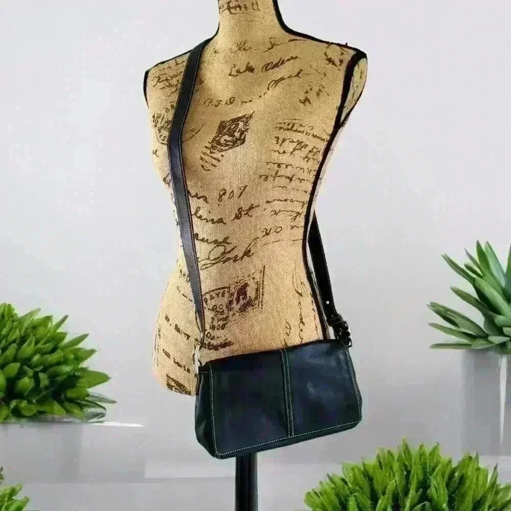 COACH Vintage Demi Flap Crossbody Bag - Picture 8 of 12